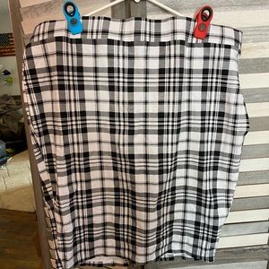 Black and White Pencil Skirt from Torrid Size 3